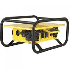 Yellow for sale online CEP 8706GU 6 Outlets 50A Single Phase Electrical Power Box 