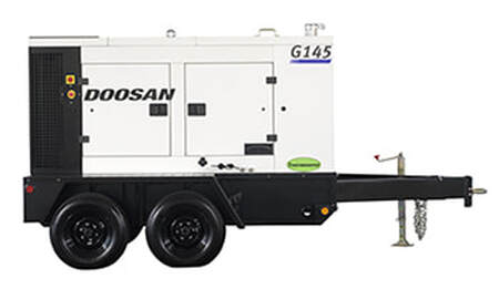 G145 portable 3 phase industrial commercial generators rental for rent  
