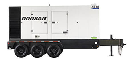 G45 portable 3 phase industrial commercial generators rental for rent  
