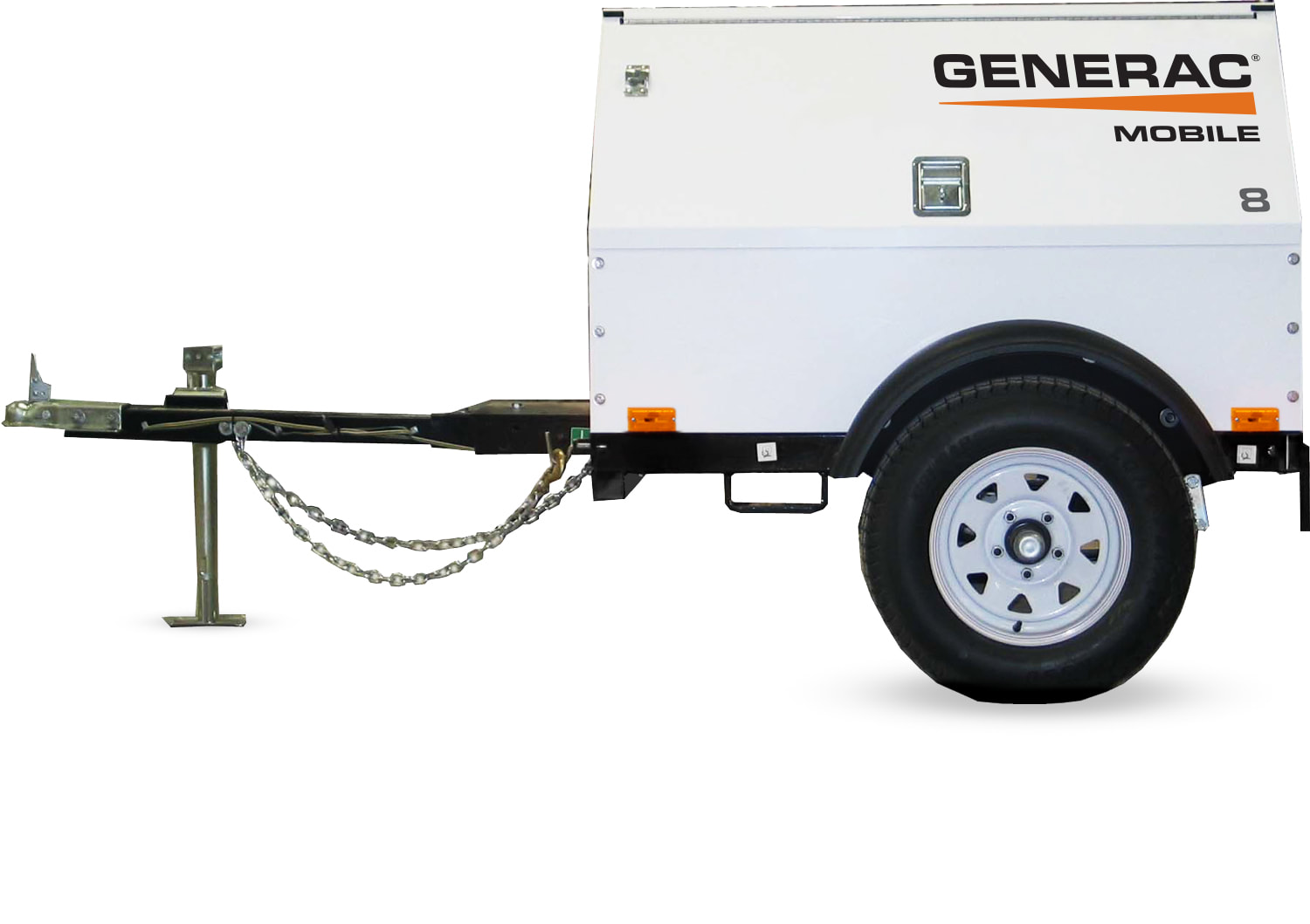 Generac Mobile Mlg8k 8 1kw Diesel Generator