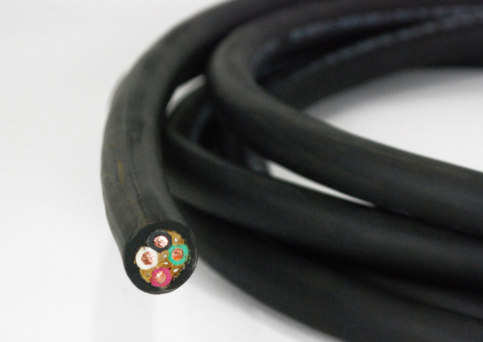 NEW 75' 14/4 SOOW SO SOO  BLACK RUBBER CORD EXTENSION WIRE 